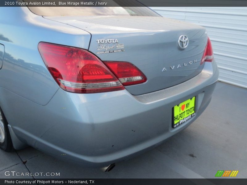 Blue Mirage Metallic / Ivory 2010 Toyota Avalon Limited