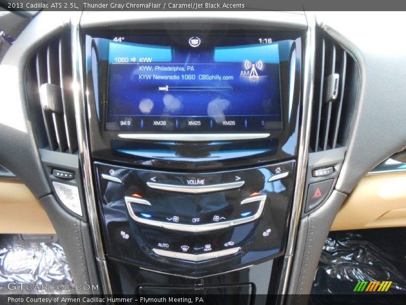 Thunder Gray ChromaFlair / Caramel/Jet Black Accents 2013 Cadillac ATS 2.5L