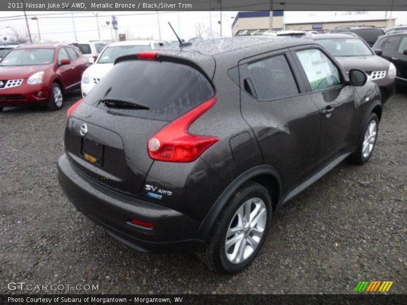 Metallic Bronze / Black/Silver Trim 2013 Nissan Juke SV AWD