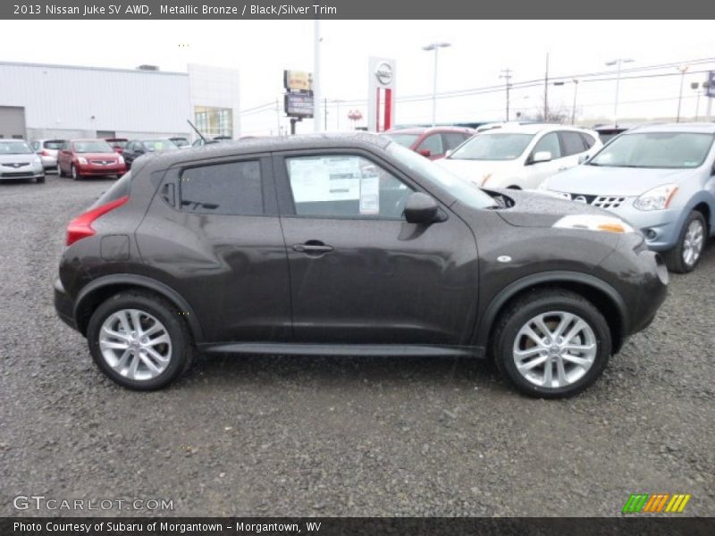 Metallic Bronze / Black/Silver Trim 2013 Nissan Juke SV AWD