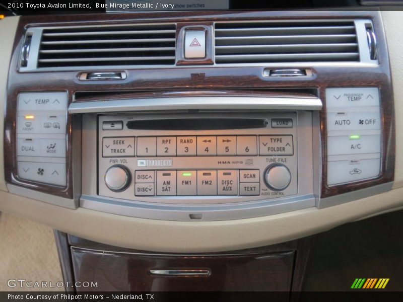 Blue Mirage Metallic / Ivory 2010 Toyota Avalon Limited