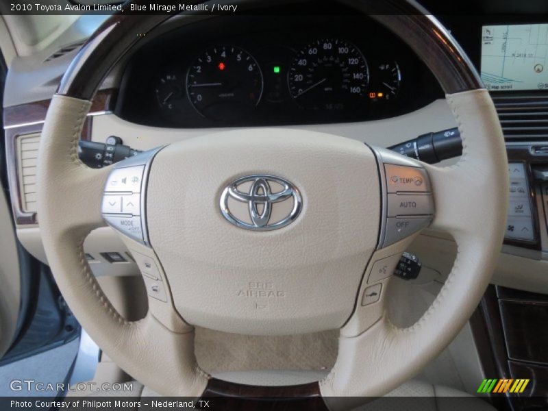 Blue Mirage Metallic / Ivory 2010 Toyota Avalon Limited