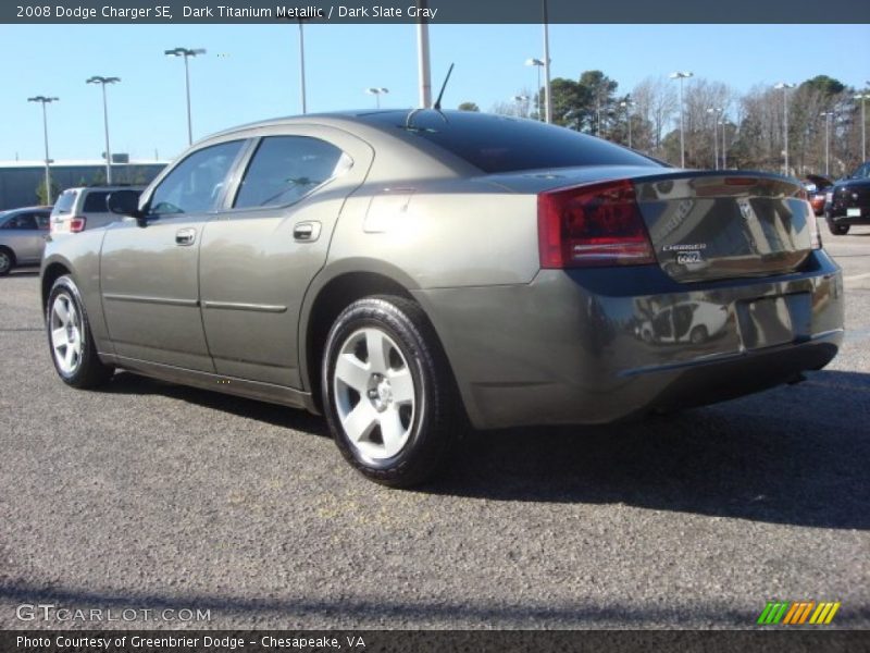 Dark Titanium Metallic / Dark Slate Gray 2008 Dodge Charger SE