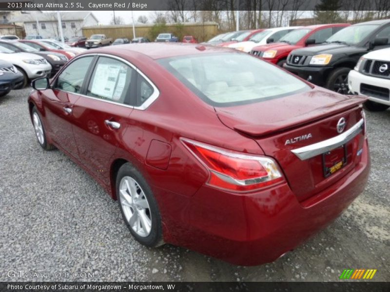 Cayenne Red / Beige 2013 Nissan Altima 2.5 SL