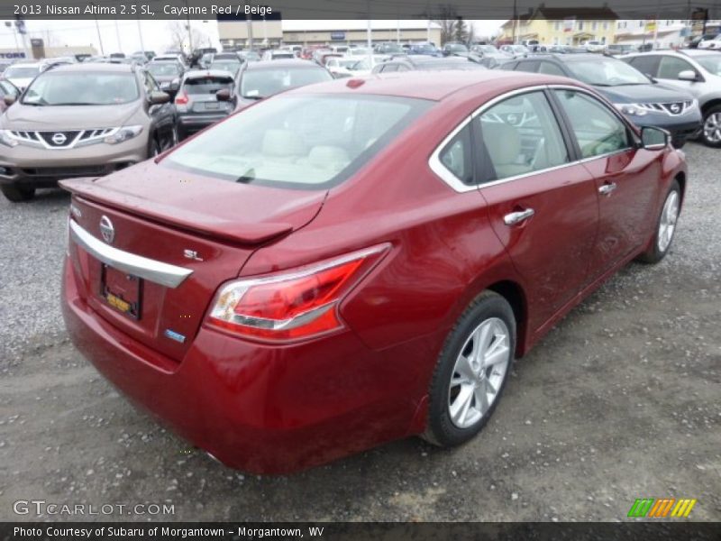 Cayenne Red / Beige 2013 Nissan Altima 2.5 SL