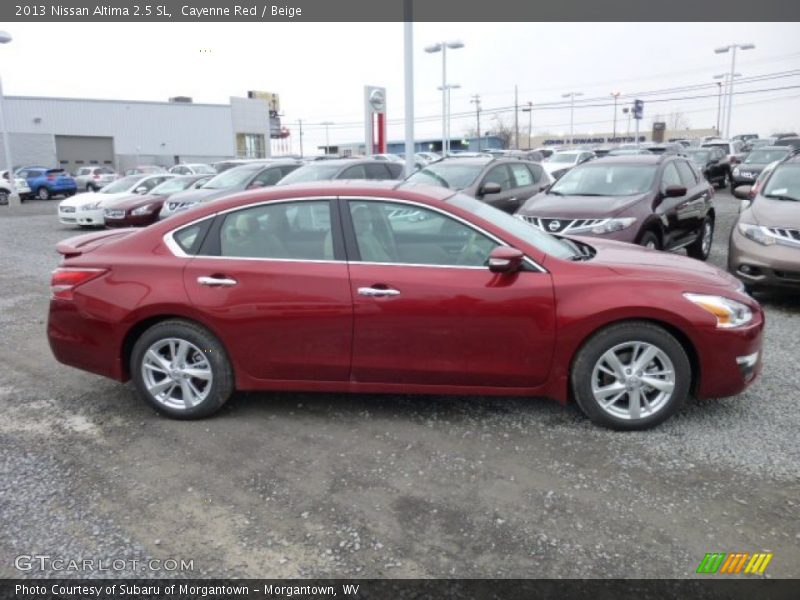 Cayenne Red / Beige 2013 Nissan Altima 2.5 SL