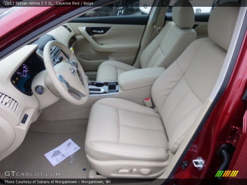 Cayenne Red / Beige 2013 Nissan Altima 2.5 SL