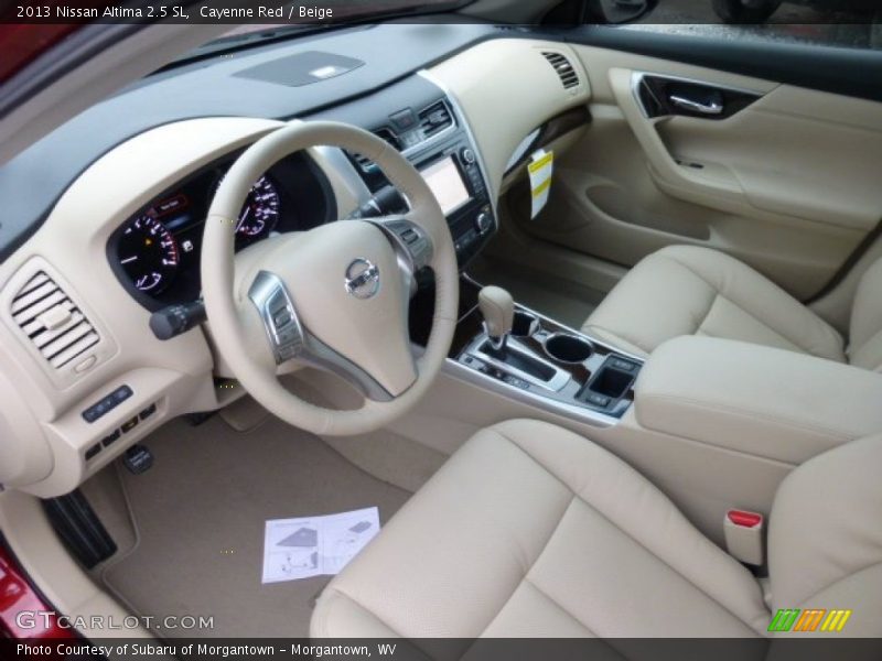 Cayenne Red / Beige 2013 Nissan Altima 2.5 SL