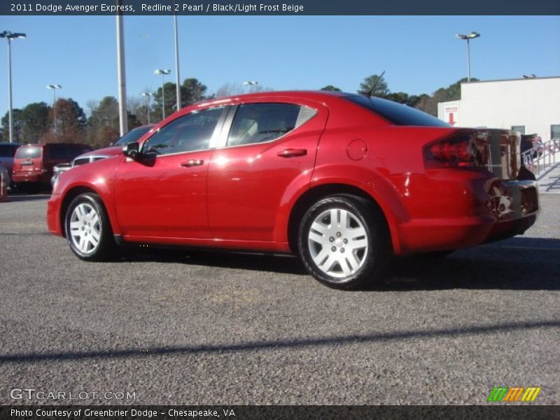 Redline 2 Pearl / Black/Light Frost Beige 2011 Dodge Avenger Express