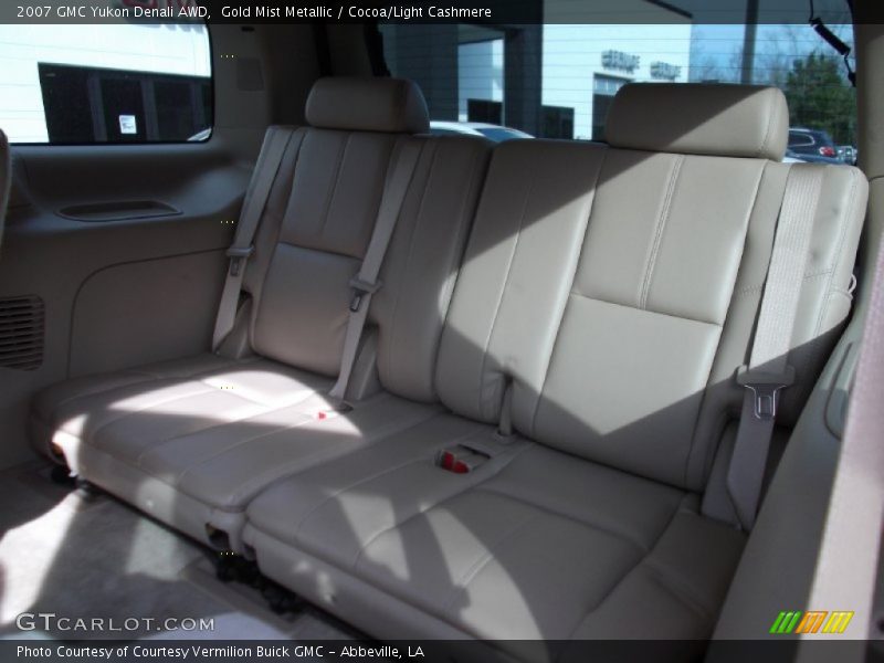 Gold Mist Metallic / Cocoa/Light Cashmere 2007 GMC Yukon Denali AWD
