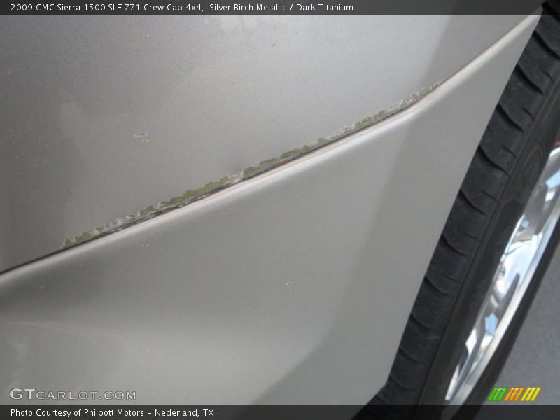 Silver Birch Metallic / Dark Titanium 2009 GMC Sierra 1500 SLE Z71 Crew Cab 4x4