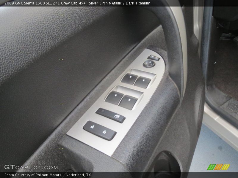 Silver Birch Metallic / Dark Titanium 2009 GMC Sierra 1500 SLE Z71 Crew Cab 4x4