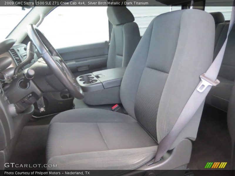 Silver Birch Metallic / Dark Titanium 2009 GMC Sierra 1500 SLE Z71 Crew Cab 4x4