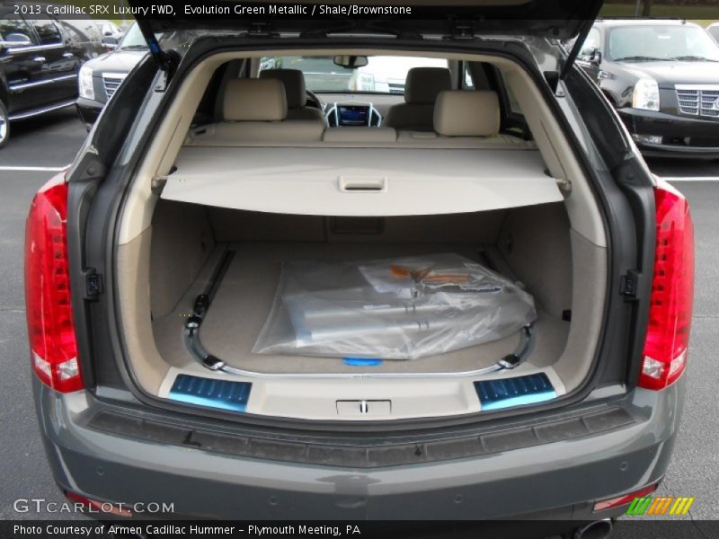 Evolution Green Metallic / Shale/Brownstone 2013 Cadillac SRX Luxury FWD