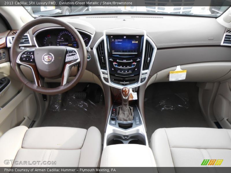 Evolution Green Metallic / Shale/Brownstone 2013 Cadillac SRX Luxury FWD
