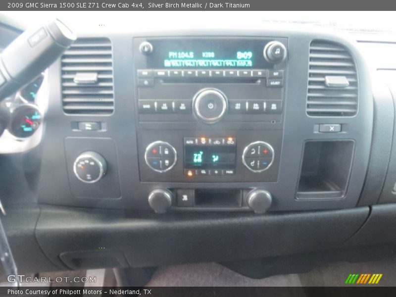 Silver Birch Metallic / Dark Titanium 2009 GMC Sierra 1500 SLE Z71 Crew Cab 4x4