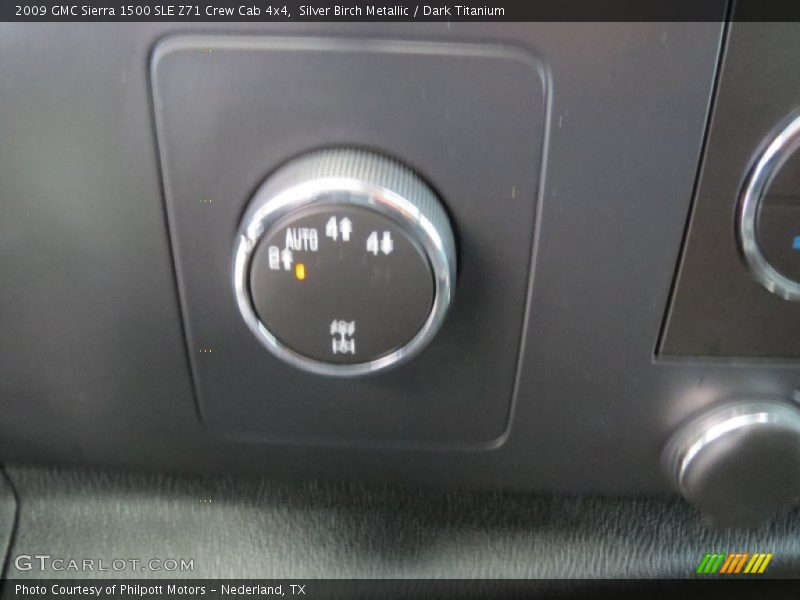 Silver Birch Metallic / Dark Titanium 2009 GMC Sierra 1500 SLE Z71 Crew Cab 4x4