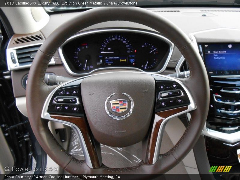 Evolution Green Metallic / Shale/Brownstone 2013 Cadillac SRX Luxury FWD