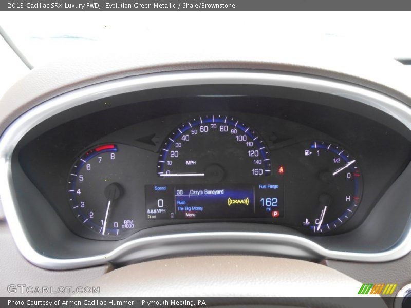 Evolution Green Metallic / Shale/Brownstone 2013 Cadillac SRX Luxury FWD