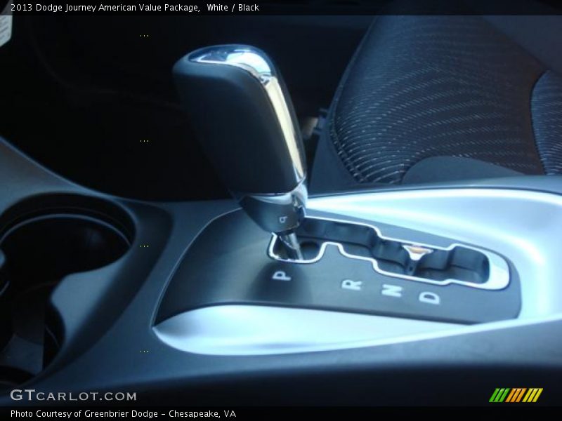 White / Black 2013 Dodge Journey American Value Package