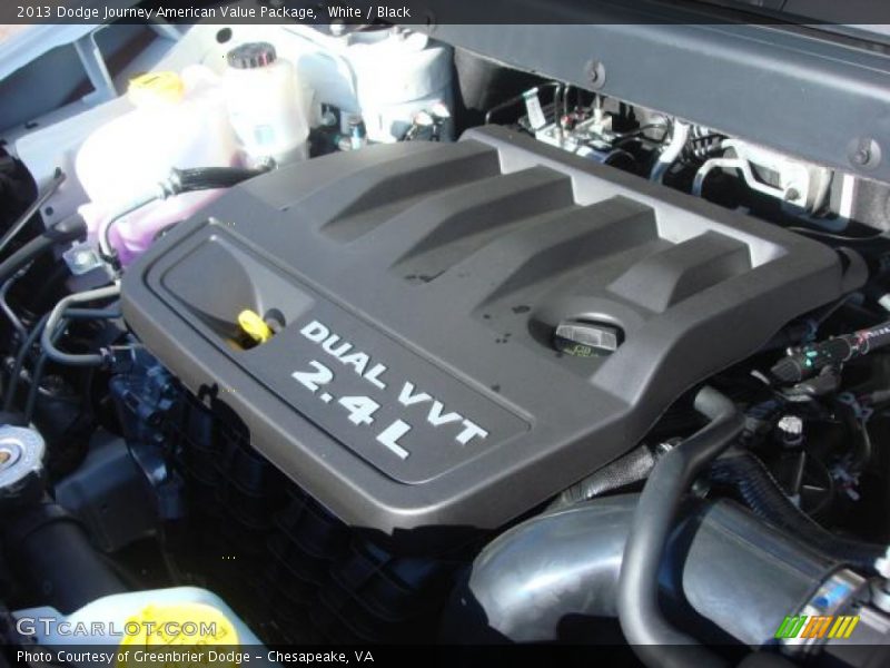 White / Black 2013 Dodge Journey American Value Package
