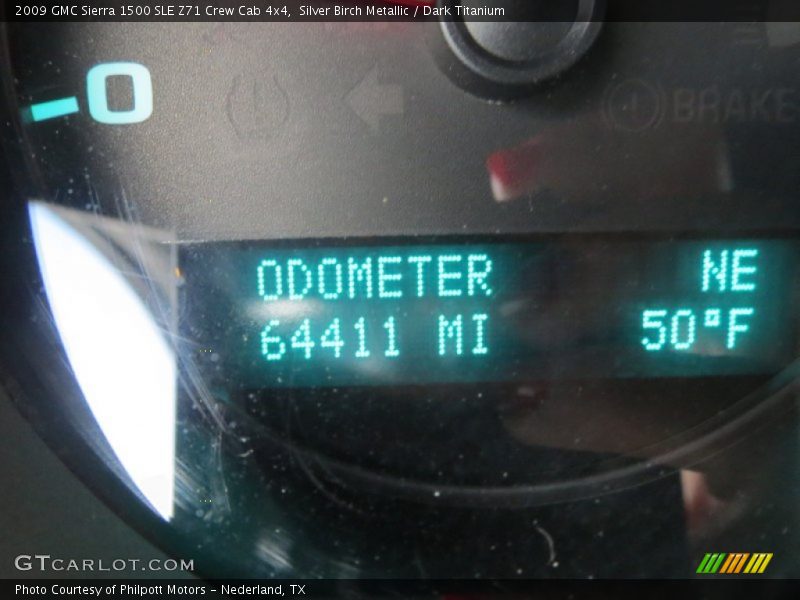Silver Birch Metallic / Dark Titanium 2009 GMC Sierra 1500 SLE Z71 Crew Cab 4x4