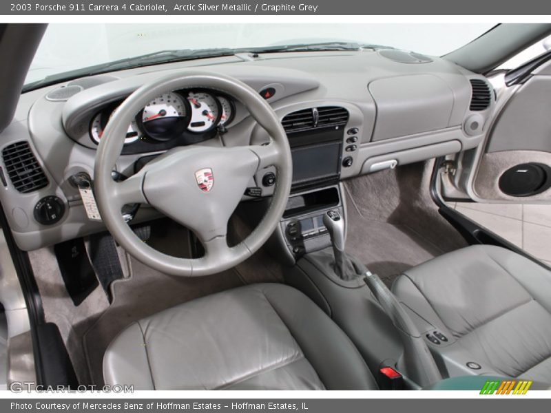 Graphite Grey Interior - 2003 911 Carrera 4 Cabriolet 