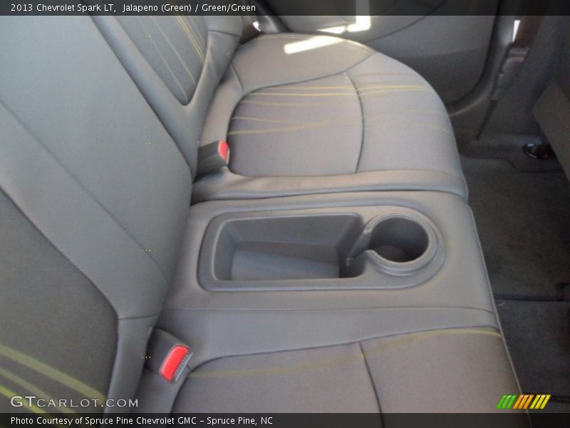 Jalapeno (Green) / Green/Green 2013 Chevrolet Spark LT
