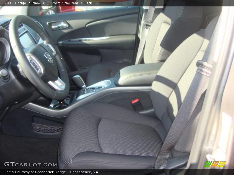 Storm Gray Pearl / Black 2013 Dodge Journey SXT