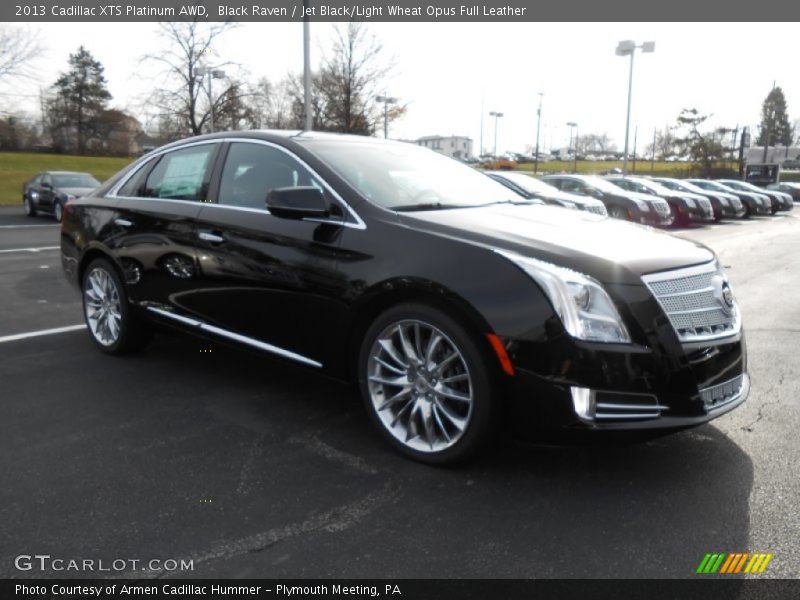 Black Raven / Jet Black/Light Wheat Opus Full Leather 2013 Cadillac XTS Platinum AWD