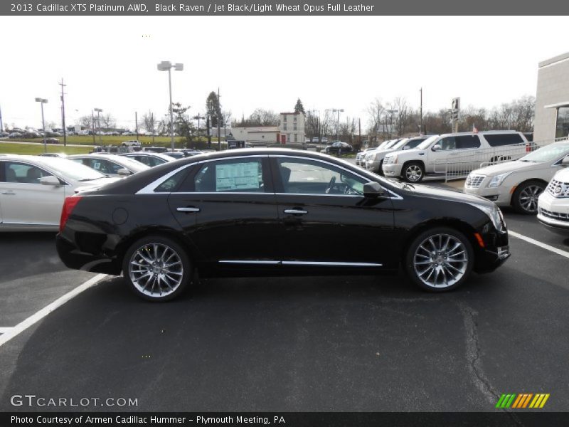 Black Raven / Jet Black/Light Wheat Opus Full Leather 2013 Cadillac XTS Platinum AWD