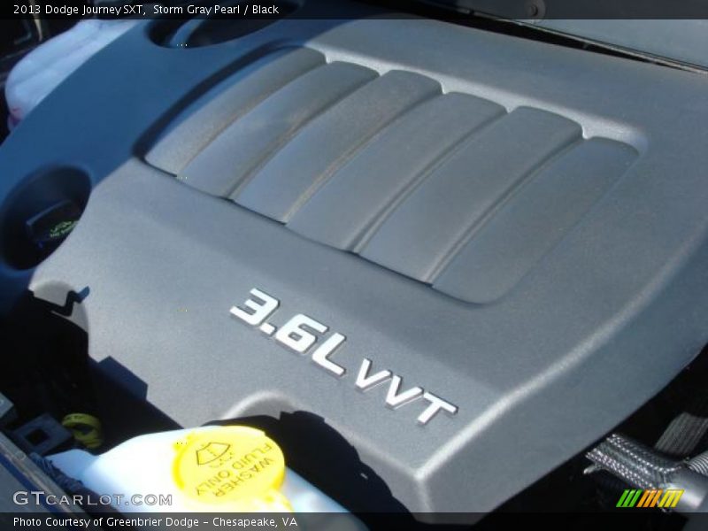 Storm Gray Pearl / Black 2013 Dodge Journey SXT