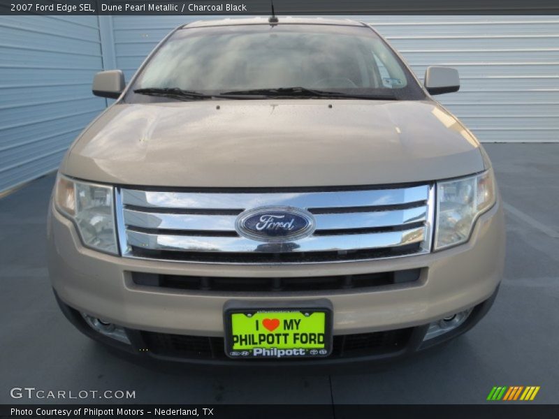 Dune Pearl Metallic / Charcoal Black 2007 Ford Edge SEL