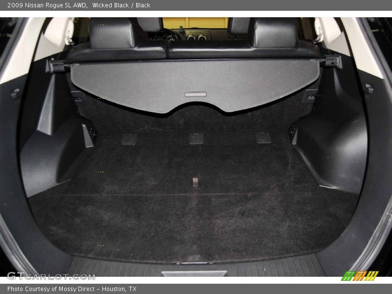 Wicked Black / Black 2009 Nissan Rogue SL AWD