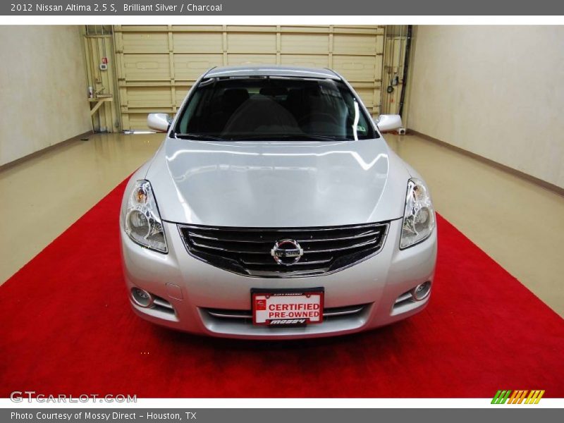 Brilliant Silver / Charcoal 2012 Nissan Altima 2.5 S