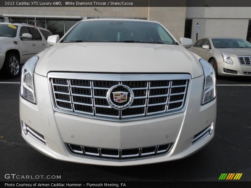 White Diamond Tricoat / Shale/Cocoa 2013 Cadillac XTS Luxury AWD