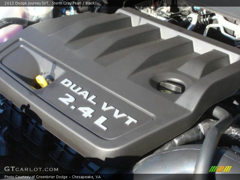 Storm Gray Pearl / Black 2013 Dodge Journey SXT