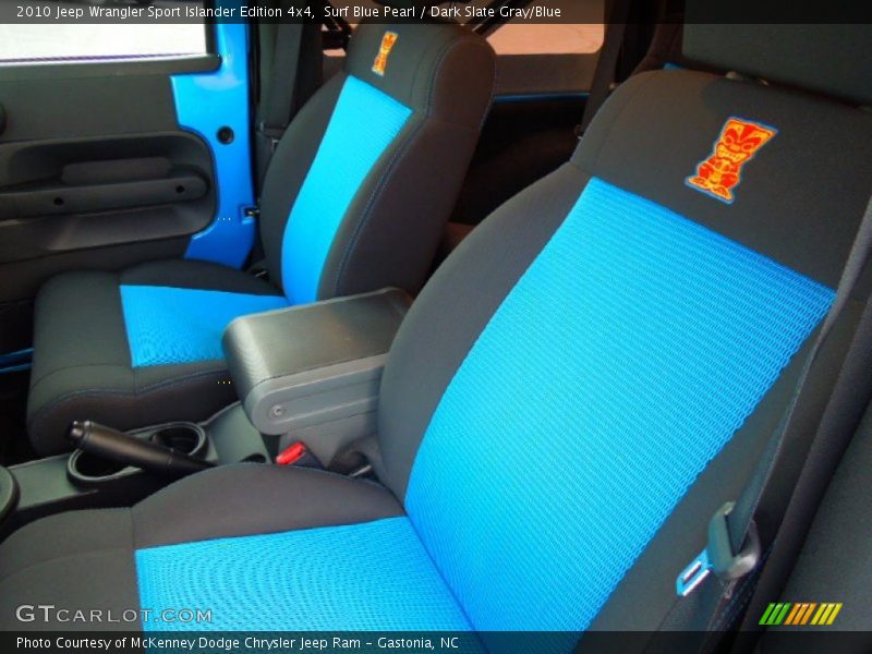 Front Seat of 2010 Wrangler Sport Islander Edition 4x4