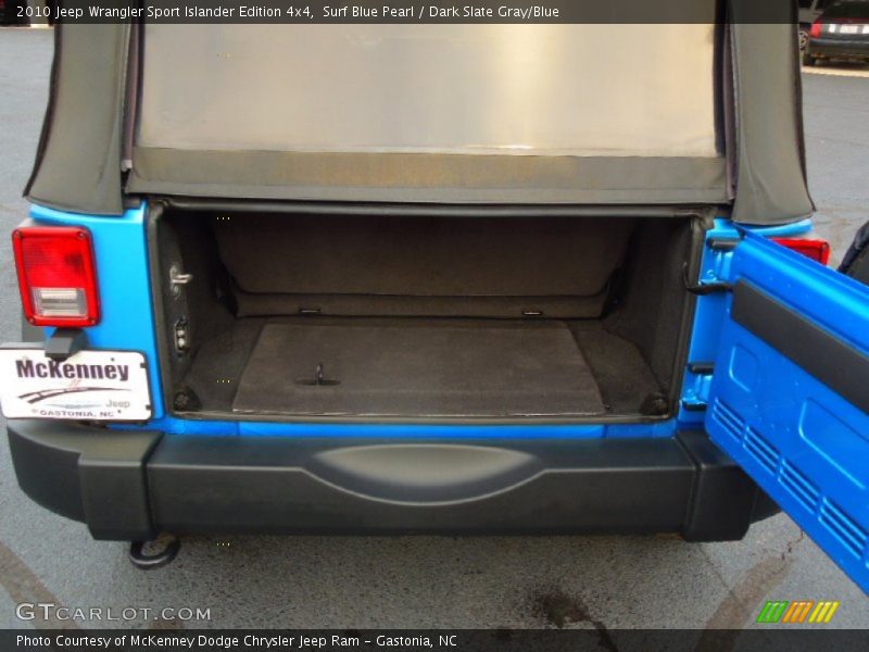 Surf Blue Pearl / Dark Slate Gray/Blue 2010 Jeep Wrangler Sport Islander Edition 4x4