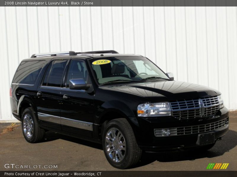 Black / Stone 2008 Lincoln Navigator L Luxury 4x4