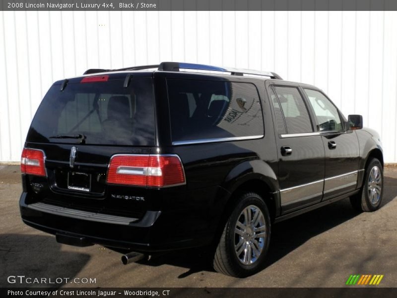 Black / Stone 2008 Lincoln Navigator L Luxury 4x4