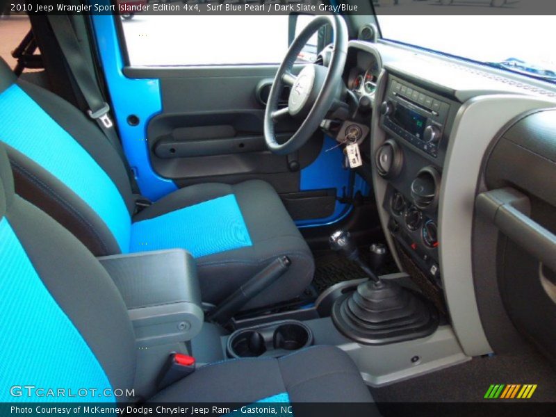  2010 Wrangler Sport Islander Edition 4x4 Dark Slate Gray/Blue Interior