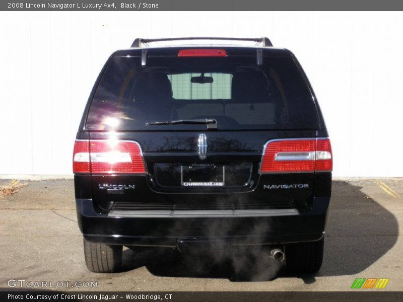 Black / Stone 2008 Lincoln Navigator L Luxury 4x4