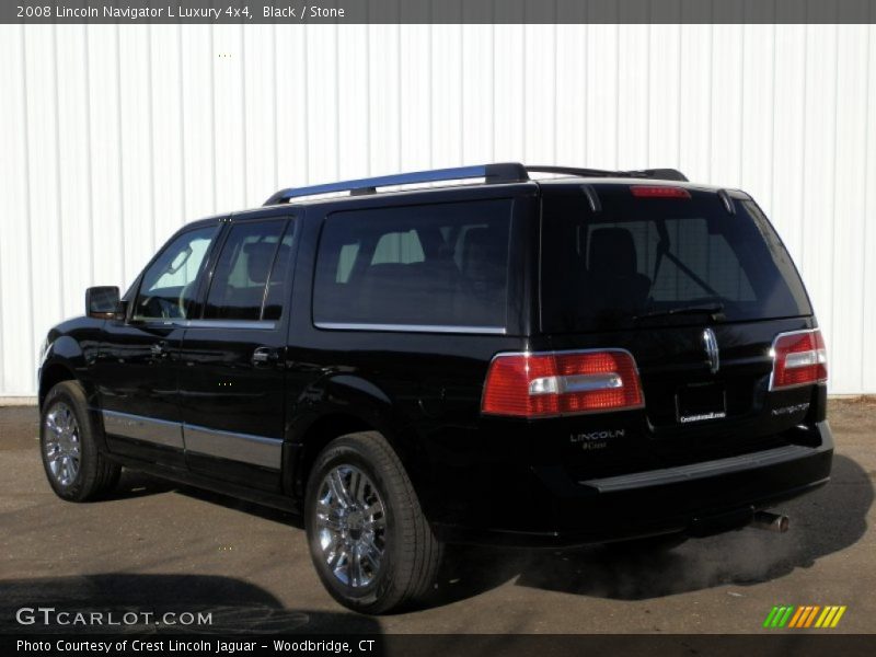Black / Stone 2008 Lincoln Navigator L Luxury 4x4