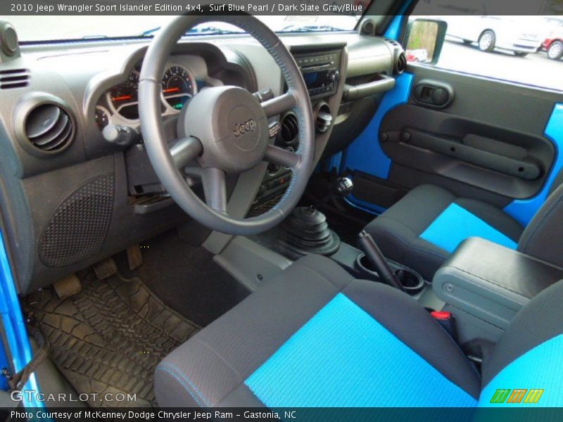 Dark Slate Gray/Blue Interior - 2010 Wrangler Sport Islander Edition 4x4 