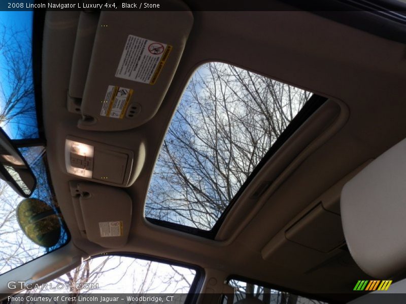 Black / Stone 2008 Lincoln Navigator L Luxury 4x4