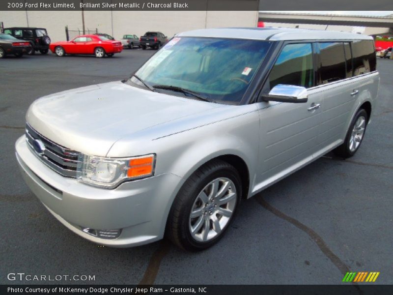 Brilliant Silver Metallic / Charcoal Black 2009 Ford Flex Limited