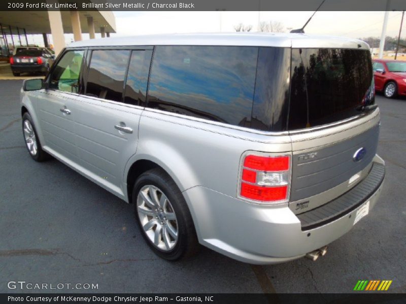 Brilliant Silver Metallic / Charcoal Black 2009 Ford Flex Limited