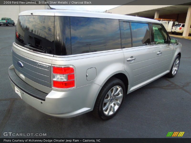 Brilliant Silver Metallic / Charcoal Black 2009 Ford Flex Limited