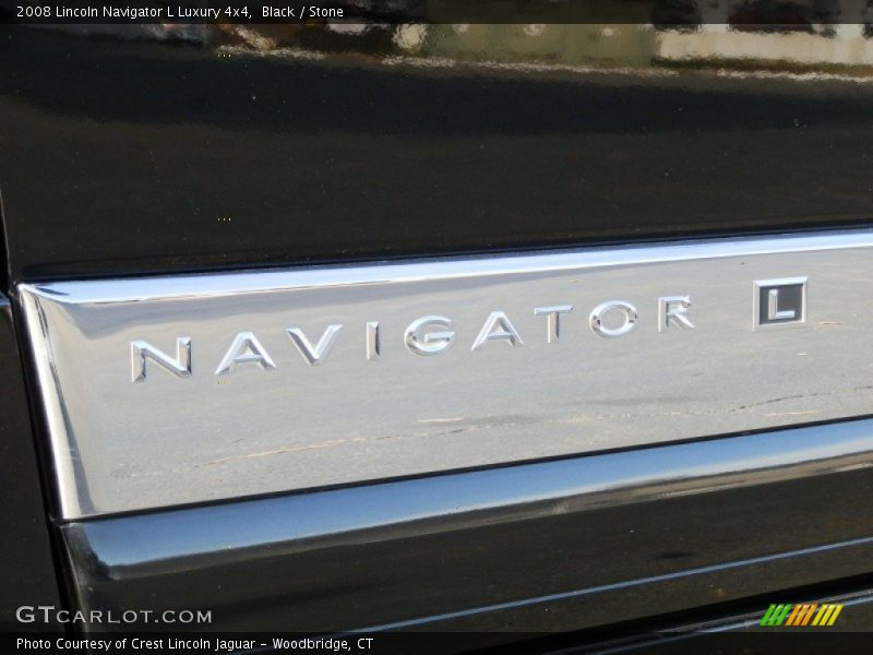 Black / Stone 2008 Lincoln Navigator L Luxury 4x4